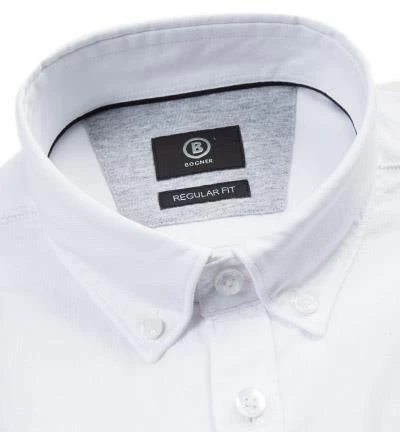 Bogner Hemd Timt 5861/2028/031 Regular Fit, Baumwolle, Weiß 2 Bogner Hemd Timt 5861/2028/031 Regular Fit, Baumwolle, Weiß – Bild 2