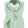 Marc O'Polo Hemd 923 7349 42102/Y47 Shaped Fit, Popeline, Grün gestreift, Grün