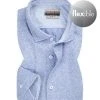 NAPAPIJRI Hemd hellblau N0YIF5M13 Slim Fit, Baumwolle, Hellblau meliert