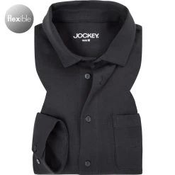 Jockey Hemd 800103/999 Jersey, Extra langer Arm, Schwarz