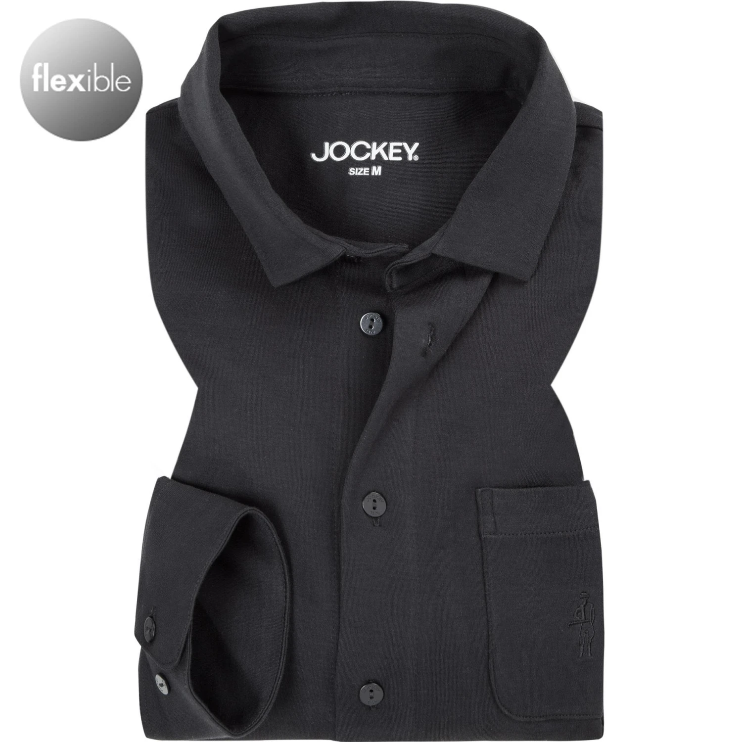 Jockey Hemd 800103/999 Jersey, Extra langer Arm, Schwarz 1 Jockey Hemd 800103/999 Jersey, Extra langer Arm, Schwarz