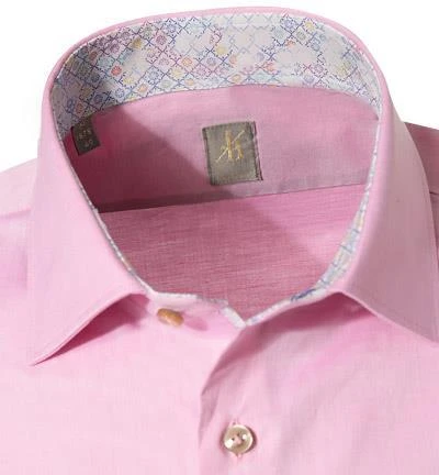 Jacques Britt Hemd Como Mix 531011/40 Kurzarmhemd, Custom Fit, Twill, Rosa 2 Jacques Britt Hemd Como Mix 531011/40 Kurzarmhemd, Custom Fit, Twill, Rosa – Bild 2
