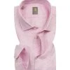 Jacques Britt Hemd Como 551210/40 Perfect Fit, Baumwolle-Leinen, Rosé strukturiert, Rosa