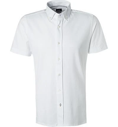 JOOP! Hemd Paccy 30014533/100 Kurzarmhemd, Slim Fit, Baumwoll-Piqué, Weiß 1 JOOP! Hemd Paccy 30014533/100 Kurzarmhemd, Slim Fit, Baumwoll-Piqué, Weiß