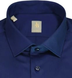 Jacques Britt Custom Fit Como Kent 969320/11 Hemd, Baumwolle, Königsblau, Blau -hemdenverkauf 323148 norm2