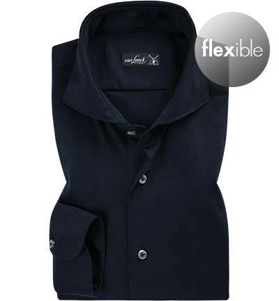 van Laack Hemd Meisterwerk 180031/M-PER-L/790 Jersey, Dunkelblau, Nachtblau 2 van Laack Hemd Meisterwerk 180031/M-PER-L/790 Jersey, Dunkelblau, Nachtblau – Bild 2