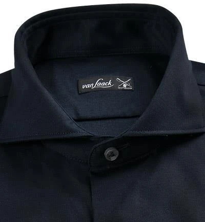 van Laack Hemd Meisterwerk 180031/M-PER-L/790 Jersey, Dunkelblau, Nachtblau 3 van Laack Hemd Meisterwerk 180031/M-PER-L/790 Jersey, Dunkelblau, Nachtblau – Bild 3