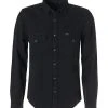 Lee Hemd Western black L643PA01 Jeanshemd, Slim Fit, Baumwolle, Schwarz
