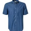 B.D. BAGGIES Hemd BDEN8/B001/TS14/02 Kurzarmhemd, Regular Fit, Baumwolle, Blau, Jeansblau