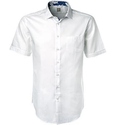 Jacques Britt Hemd Como Mix 581021/01 Kurzarmhemd, Custom Fit, Baumwolle, Weiß 1 Jacques Britt Hemd Como Mix 581021/01 Kurzarmhemd, Custom Fit, Baumwolle, Weiß