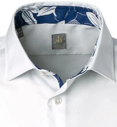 Jacques Britt Hemd Como Mix 581021/01 Kurzarmhemd, Custom Fit, Baumwolle, Weiß 2 Jacques Britt Hemd Como Mix 581021/01 Kurzarmhemd, Custom Fit, Baumwolle, Weiß – Bild 2