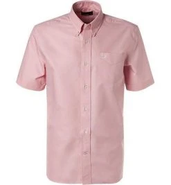 Fred Perry Hemd M6601/D63 Kurzarmhemd, Baumwolle, Rosé, Rosa