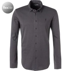 Jockey Hemd 800102/968 Jersey, Extra langer Arm, Dunkelgrau gemustert, Dunkelgrau