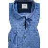 OLYMP Level Five Body Fit Tracht 3904/44/15 Hemd, Popeline, Blau gemustert, Blau