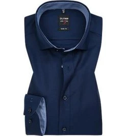 OLYMP Level Five Body Fit 0531/64/14 Hemd, Baumwolle, Marineblau, Nachtblau