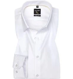 OLYMP No. Six Super Slim 0773/64/00 Hemd, Super Slim Fit, Twill, Weiß