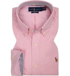 Polo Ralph Lauren Hemd 710767436/010 Custom Fit, Oxford, Rosé, Rosa
