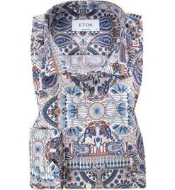 ETON Hemd 1000/00115/55 Contemporary Fit, Baumwolle, Multicolour gemustert, Multicolor