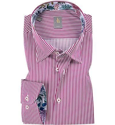 Jacques Britt Hemd Messina Mix 6620 Slim Fit, Popeline, Weiß-pink gestreift, Pink 1 Jacques Britt Hemd Messina Mix 6620 Slim Fit, Popeline, Weiß-pink gestreift, Pink