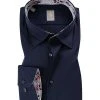 Jacques Britt Hemd Messina Mix 632130/19 Custom Fit, Baumwolle, Navy, Dunkelblau