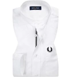 Fred Perry Hemd M7559/100 Baumwolle, Weiß