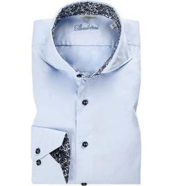 Stenströms Hemd 775221/2270/100 Slimline, Baumwolle, Hellblau