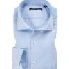 rosso e nero Hemd P6/03 Slim Fit, Reines Leinen, Hellblau meliert, Hellblau