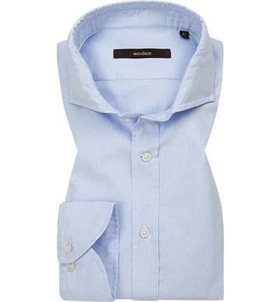 Windsor Hemd Lano 30016052/451 Shaped Fit, Baumwolle, Hellblau 1 Windsor Hemd Lano 30016052/451 Shaped Fit, Baumwolle, Hellblau