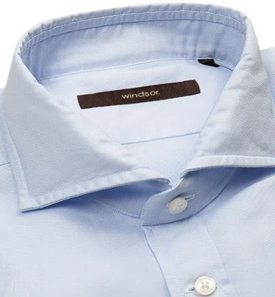 Windsor Hemd Lano 30016052/451 Shaped Fit, Baumwolle, Hellblau 2 Windsor Hemd Lano 30016052/451 Shaped Fit, Baumwolle, Hellblau – Bild 2