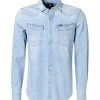G-STAR Hemd 3 slim D12697-D013/424 Jeanshemd, Slim Fit, Baumwolle, Hellblau