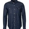G-STAR Hemd 3 slim D12697-D013/082 Jeanshemd, Slim Fit, Baumwolle, Dunkelblau, Indigo
