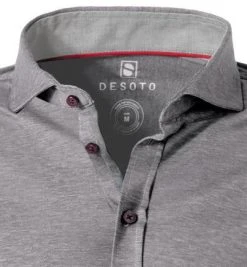 DESOTO Hemd New Hai 97007-3/711 Jersey, Braun-greige meliert, Braun -hemdenverkauf 329607 norm2