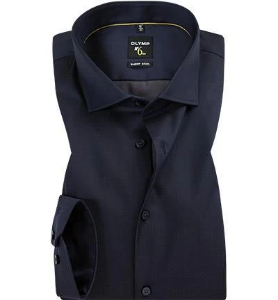 OLYMP No Six Super Slim 69EL 2512/49/15 Hemd, Super Slim Fit, Popeline, Extra langer Arm, Dunkelblau, Blau 1 OLYMP No Six Super Slim 69EL 2512/49/15 Hemd, Super Slim Fit, Popeline, Extra langer Arm, Dunkelblau, Blau