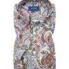 ETON Hemd 1000/00014/55 Slim Fit, Twill, Multicolor gemustert, Multicolor