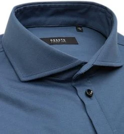 DESOTO Luxury Hemd Hai 10008-30/052 Jersey, Capriblau, Dunkelblau -hemdenverkauf 330610 norm2