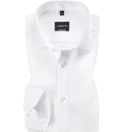 Venti Hemd 001880/000 Modern Fit, Twill, Weiß