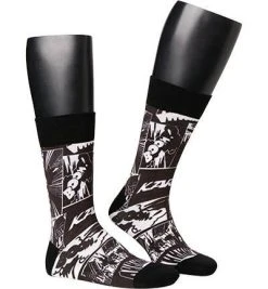 KARL LAGERFELD Hemd 605111/60/592648/010 Modern Fit, Popeline, Weiß-schwarz gemustert, Weiß-schwarz -hemdenverkauf 331829 norm6