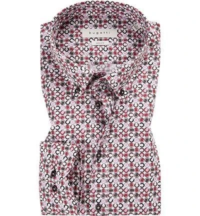 bugatti Hemd 9351/48516/770 Modern Fit, Popeline, Fuchsia gemustert, Beere 1 bugatti Hemd 9351/48516/770 Modern Fit, Popeline, Fuchsia gemustert, Beere