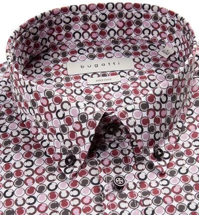 bugatti Hemd 9351/48516/770 Modern Fit, Popeline, Fuchsia gemustert, Beere 2 bugatti Hemd 9351/48516/770 Modern Fit, Popeline, Fuchsia gemustert, Beere – Bild 2