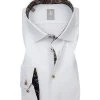 Jacques Britt Hemd Como Mix 662200/01 Slim Fit, Baumwolle, Weiß