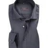 ETERNA Hemd 3116/X177/38 Modern Fit, Baumwolle, Dunkelgrau meliert, Dunkelgrau
