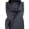 ETERNA Hemd 3116/E187/38 Comfort Fit, Baumwolle, Dunkelgrau meliert, Dunkelgrau