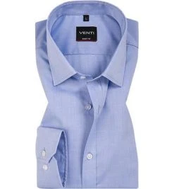 Venti Hemd Body Fit 001420/115 Chambray, Hellblau, Himmelblau