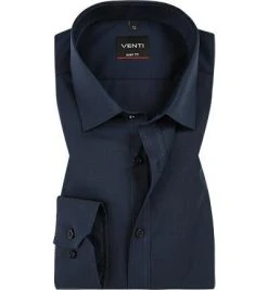 Venti Hemd Body Fit 001420/116 Chambray, Dunkelblau