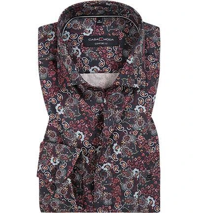 CasaModa Hemd 493286900/100 Comfort Fit, Baumwolle, Multicolour gemustert, Blau 1 CasaModa Hemd 493286900/100 Comfort Fit, Baumwolle, Multicolour gemustert, Blau