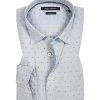 Marc O'Polo Hemd 929 7423 42112/B83 Shaped Fit, Baumwolle, Hellblau gemustert, Hellblau