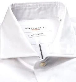 BALDESSARINI Hemd 41247/000/04911/1010 Tailored Fit, Piqué, Weiß -hemdenverkauf 334243 norm2
