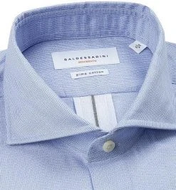 BALDESSARINI Hemd 41247/000/04944/6010 Tailored Fit, Baumwolle, Hellblau meliert, Himmelblau -hemdenverkauf 334252 norm2