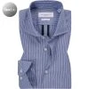 BALDESSARINI Hemd 41247/000/04944/6702 Tailored Fit, Popeline, Dunkelblau gestreift, Dunkelblau