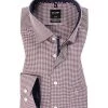 OLYMP Luxor Modern Fit 69EL 1243/49/39 Hemd, Popeline, Extra langer Arm, Barolo gemustert